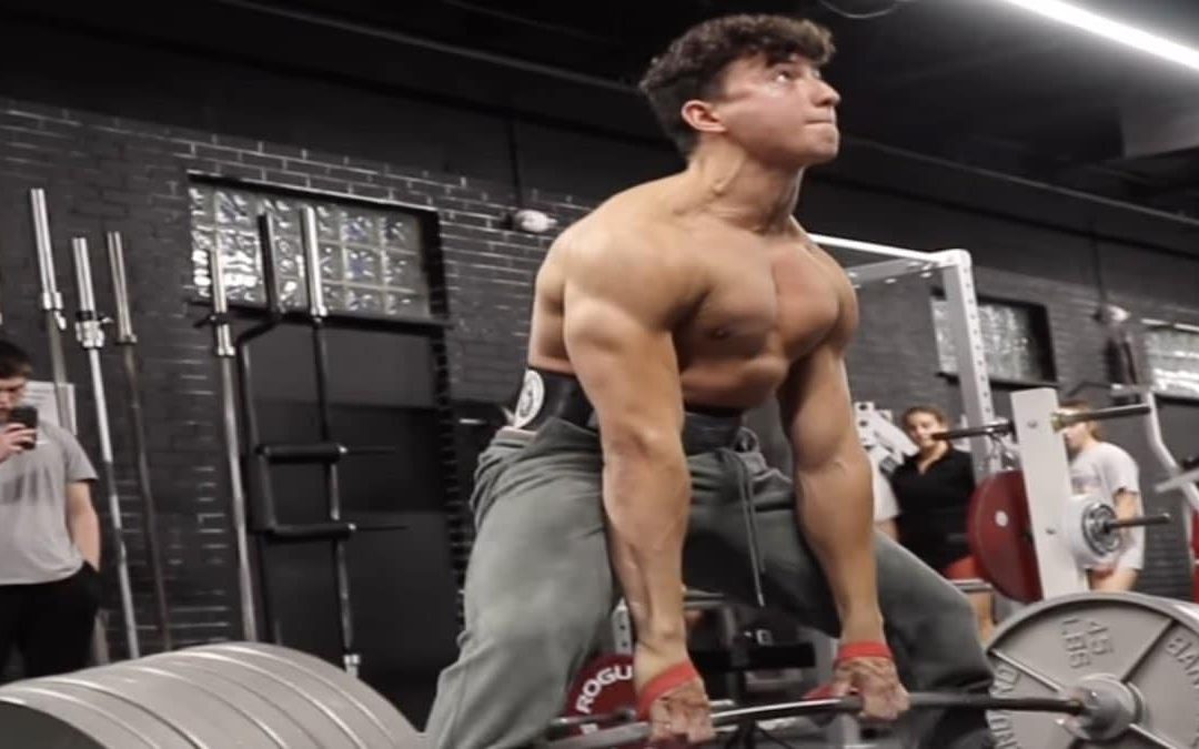 Powerlifter Nabil Lahlou Crushes a Deadlift Nearly 5 Times His Body Weight in Training