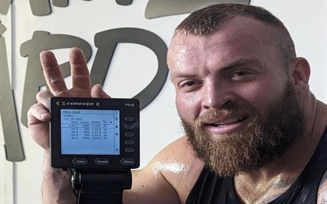 James Hall, Eddie Hall's Brother, Breaks 1,000-Meter Row World Record