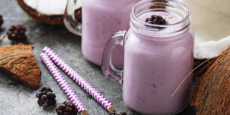 Blackberry Birthday Cake Smoothie