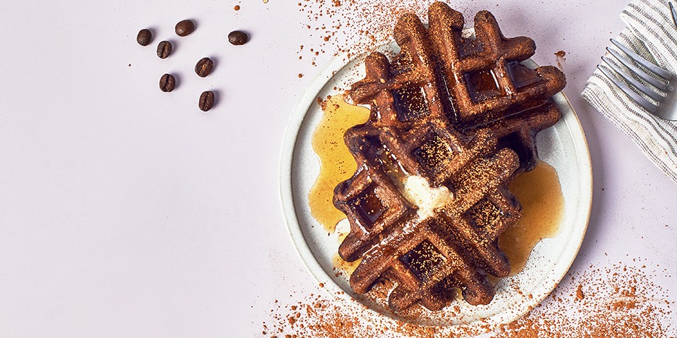 Mocha Latte Shakeology Waffles