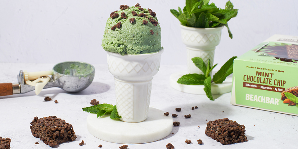 Mint Chocolate Chip Nice Cream