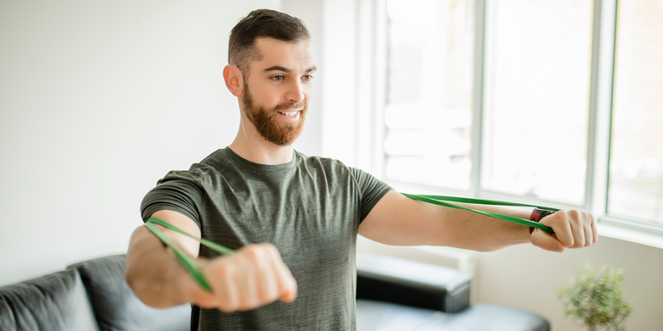 Build a Bigger, Stronger Chest With These Resistance Band Exercises