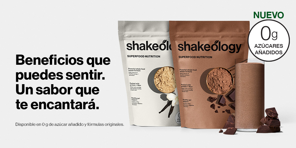 Conoce el nuevo Shakeology 0 g azúcares añadidos. Es fenomenal.