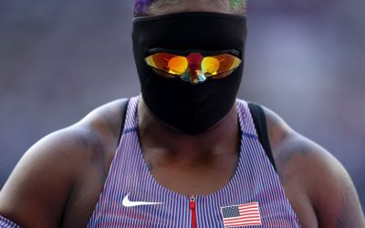 Why Olympian Raven Saunders Throws Shot Put in a Distinctive, Full-Face Mask