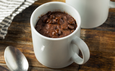 Chocolate Chip Peppermint Mocha Shakeology Mug Cake