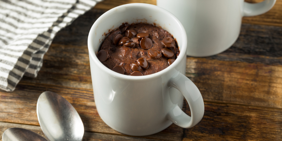 Chocolate Chip Peppermint Mocha Shakeology Mug Cake